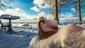 Zimowy Dargin i port Nowy Harsz - zdjęcie 19