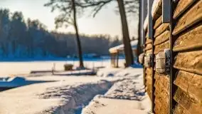 Stanica Wodna Stranda w zimowej scenerii - zdjęcie 16