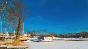 Port w Sztynorcie w zimowej scenerii, styczeń 2021 r. - zdjęcie 41