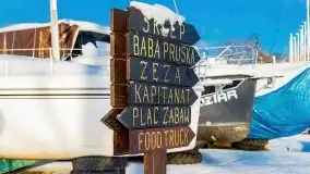 Port w Sztynorcie w zimowej scenerii, styczeń 2021 r. - zdjęcie 71