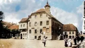 Przedwojenne pokolorowane zdjęcia Mrągowa (Sensburg) - zdjęcie 42