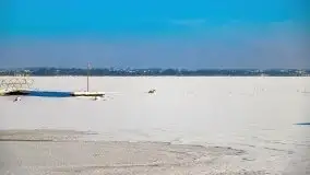 Zima w porcie AZS, jezioro Niegocin, 2021 r. - zdjęcie 17