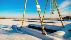 Zima w porcie AZS, jezioro Niegocin, 2021 r. - zdjęcie 11