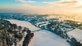 Zimowe Wydminy przed zachodem słońca, styczeń 2021 r. - zdjęcie 56