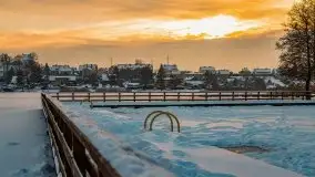 Zimowe Wydminy przed zachodem słońca, styczeń 2021 r. - zdjęcie 79