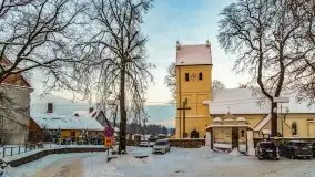 Zimowe Wydminy przed zachodem słońca, styczeń 2021 r. - zdjęcie 86