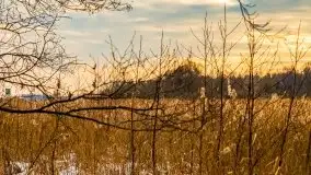 Zachód słońca w okolicach zimowych Kruklanek - zdjęcie 29