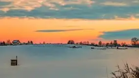 Zachód słońca w okolicach zimowych Kruklanek - zdjęcie 72