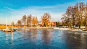 Port Ognisty Ptak w zimowej scenerii, 01.2021 r. - zdjęcie 1