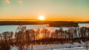 Zachód słońca w okolicach Starych Juch, 02.2021 - zdjęcie 54