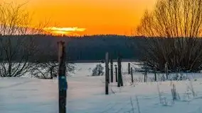 Zachód słońca w okolicach Starych Juch, 02.2021 - zdjęcie 59