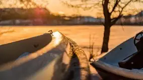 Zimowe Mikołajki skąpane w zachodzącym słońcu, 02.2021 - zdjęcie 3