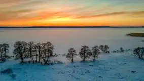 Zachód słońca Pierkunowo i okolice, luty 2021 - zdjęcie 31