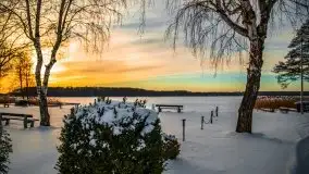 Zachód słońca Pierkunowo i okolice, luty 2021 - zdjęcie 17