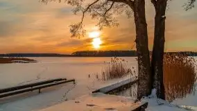 Zachód słońca Pierkunowo i okolice, luty 2021 - zdjęcie 19