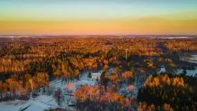 Zachód słońca nad jeziorem Siercze, luty 2021  - zdjęcie 33