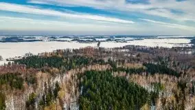 Śluza w Leśniewie Górnym w zimowej szacie, luty 2021 - zdjęcie 18