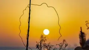 Zimowy zachód słońca nad jeziorem Śniardwy - zdjęcie 33