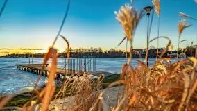 Zimowy wieczór i zachód słońca w Rynie, luty 2021 - zdjęcie 42