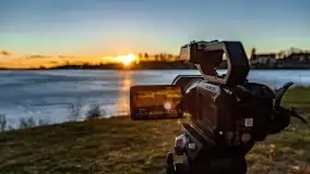 Zimowy wieczór i zachód słońca w Rynie, luty 2021 - zdjęcie 51