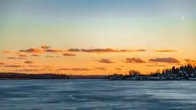 Zimowy wieczór i zachód słońca w Rynie, luty 2021 - zdjęcie 34