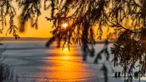 Przedwiosenny zachód słońca nad jeziorem Gołdopiwo i Żabiniec - zdjęcie 42