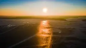 Marcowy zachód słońca nad jeziorem Dejguny - zdjęcie 50