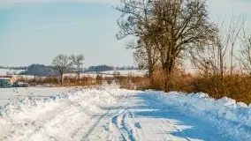 Zimowa sceneria okolic Kętrzyna, luty 2021 - zdjęcie 17