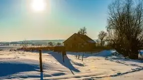 Zimowa sceneria okolic Kętrzyna, luty 2021 - zdjęcie 28