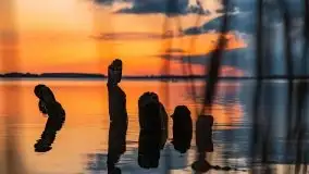 Jeszcze więcej magii Mazur - zachód nad jeziorem Święcajty - zdjęcie 44