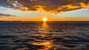 Efekt halo - zachód słońca nad jeziorem Dargin - zdjęcie 41