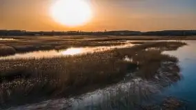 Zachód słońca nad jeziorem Gołdopiwo, od strony Przerwanek - zdjęcie 32