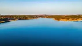 Zachód słońca nad jeziorem Gołdopiwo, od strony Przerwanek - zdjęcie 26