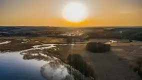 Zachód słońca nad jeziorem Gołdopiwo, od strony Przerwanek - zdjęcie 9