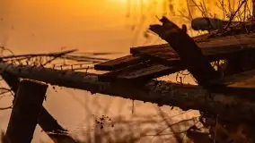 Zachód słońca nad jeziorem Gołdopiwo, od strony Przerwanek - zdjęcie 19