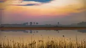 Kwietniowy wschód słońca nad jeziorem Kruklin - zdjęcie 7