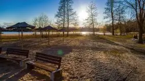 Kwietniowy zachód słońca w Mrągowie - zdjęcie 9