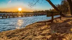 Kwietniowy zachód słońca w Mrągowie - zdjęcie 23