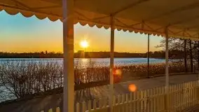 Kwietniowy zachód słońca w Mrągowie - zdjęcie 30