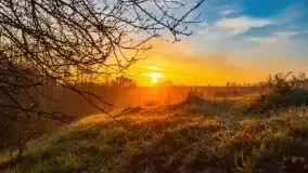 Majowy wschód słońca nad jeziorem Wojnowo - zdjęcie 2