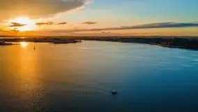 Zachód słońca nad jeziorem Święcajty, maj 2021 - zdjęcie 3