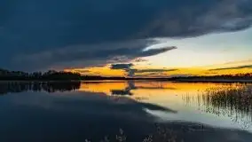 Zachód słońca nad jeziorem Święcajty, maj 2021 - zdjęcie 42