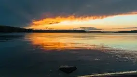 Zachód słońca nad jeziorem Kisajno - zdjęcie 6