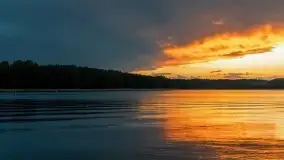 Zachód słońca nad jeziorem Kisajno - zdjęcie 13