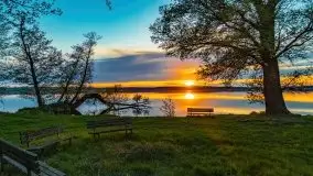 Zachód słońca nad jeziorem Jeziorowskie - zdjęcie 26