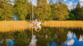 Zachód nad jeziorem Ryńskim, zatoka Mrówcza - zdjęcie 28