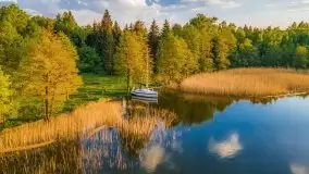 Zachód nad jeziorem Ryńskim, zatoka Mrówcza - zdjęcie 1