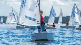 Regaty o Puchar Trzech Ryb w klasie Optimist - fotorelacja - zdjęcie 25