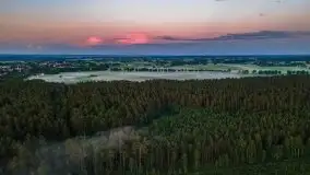 Wiosenne mgły nad polami Mazur w okolicy Pozezdrza - zdjęcie 9