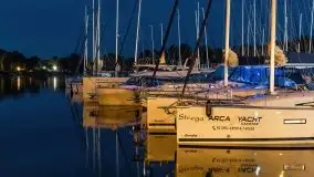 Stanica Wodna Stranda po zmierzchu, lipiec 2021 - zdjęcie 4